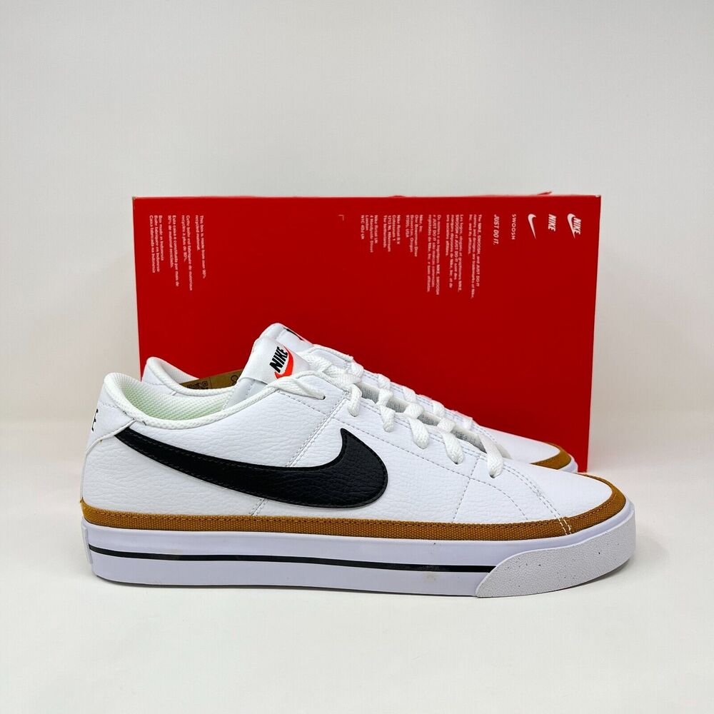 Nike White Athletic Shoes Classic Court Style
